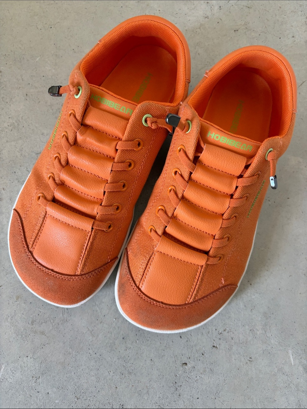 Hobibear Orange Casual Slip On Sneakers unisex size 39